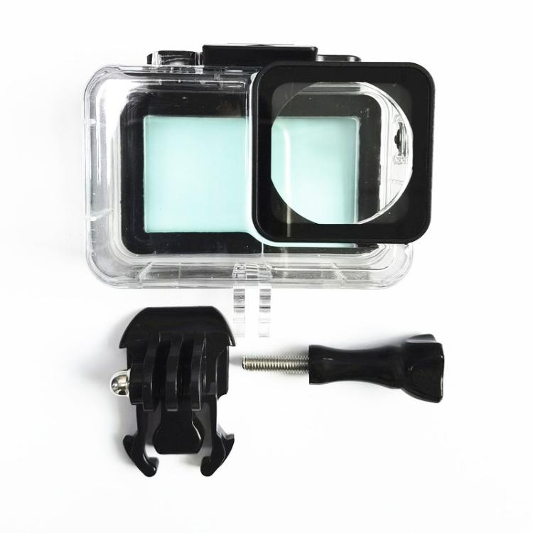 For DJI Osmo Action 3/4/5 Waterproof Case 5m Underwater Touchscreen Dive Housin - Transparent