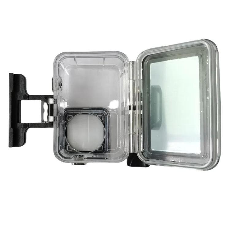 For DJI Osmo Action 3/4/5 Waterproof Case 5m Underwater Touchscreen Dive Housin - Transparent
