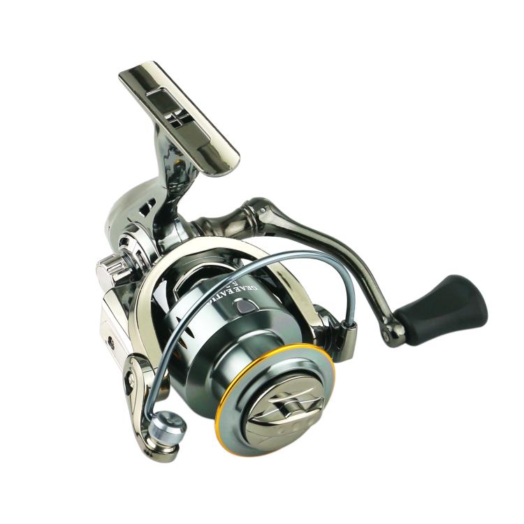 YUMOSHI SJ3000 Seamless Saltwater Spinning Fishing Reel Full Metal Spool 5.2:1 Gear Ratio