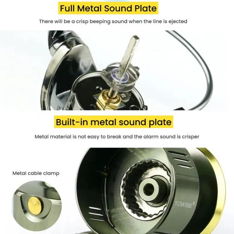 YUMOSHI SE3000  Dual Handle Zero-Gap Spinning Reel Balanced Anti-Shake Design, 5.2:1 Gear Ratio