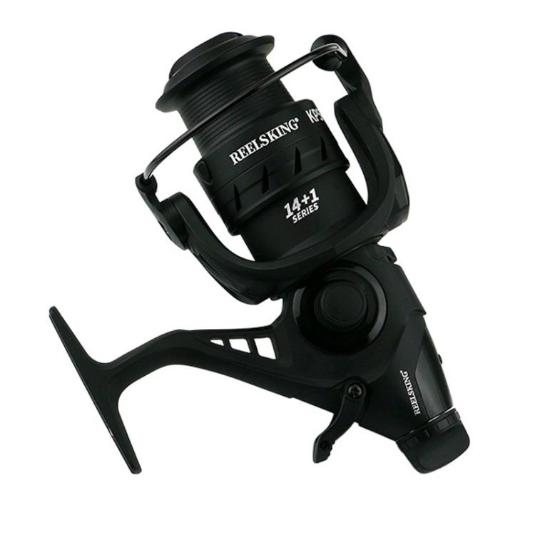YUMOSHI KP8000 Dual Brake Fishing Reel Metal Shallow Spool & Zero-Gap Design for Long Casting