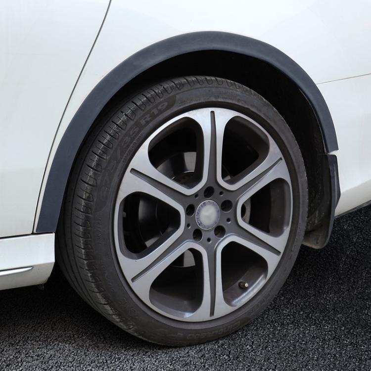 3.5cm Wide Self-Adhesive Car Wheel Arch Trim Protective Strip Anti-Scratch Guard for Vehicle Door Edge Length 1.5m Black