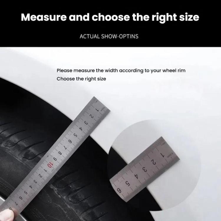 3.5cm Wide Self-Adhesive Car Wheel Arch Trim Protective Strip Anti-Scratch Guard for Vehicle Door Edge Length 1.5m Carbon Fiber