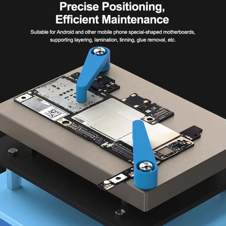 SUNSHINE LS2 MINI Mobile Phone Repair Non-Standard Motherboard Heating Table Supports Layered Bonding Tin Plating Degumming, EU Plug