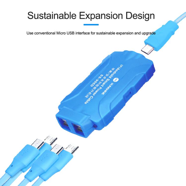SUNSHINE SS-905D For iPhone / Android Series Power Supply Start-up Cables Mobile Phone Repair Test Cables
