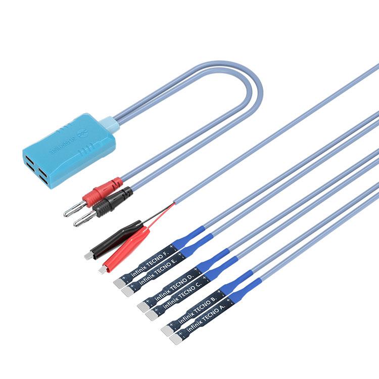 SUNSHINE SS-905G For Tecno / itel / Infinix Series Power Supply Cable Mobile Phone Repair Test Cables