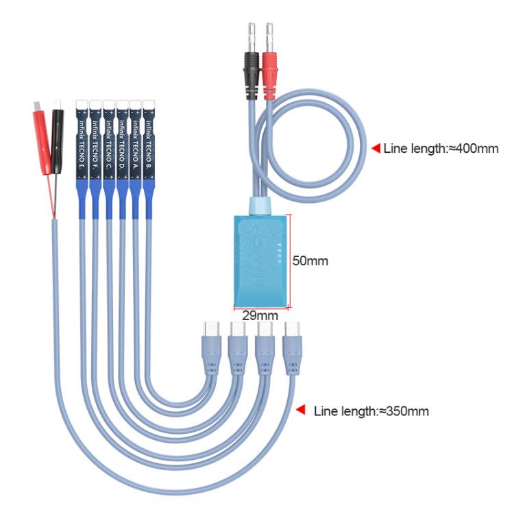 SUNSHINE SS-905G For Tecno / itel / Infinix Series Power Supply Cable Mobile Phone Repair Test Cables