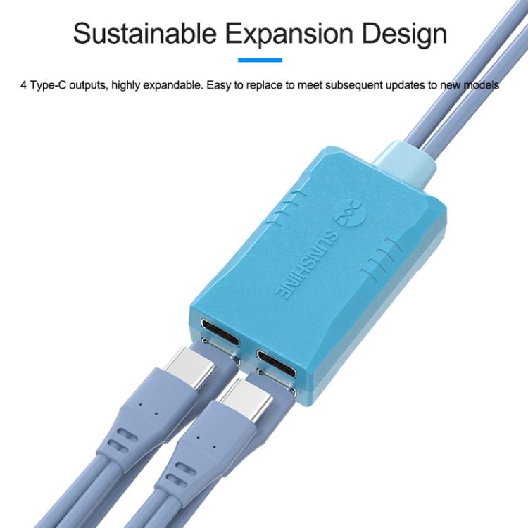 SUNSHINE SS-908E For iPhone 11-16 Series Simple Power Supply Start-up Cable Expandable Mobile Phone Repair Test Cable
