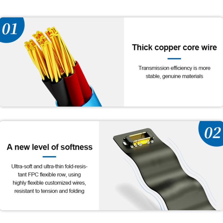 SUNSHINE SS-908E For iPhone 11-16 Series Simple Power Supply Start-up Cable Expandable Mobile Phone Repair Test Cable