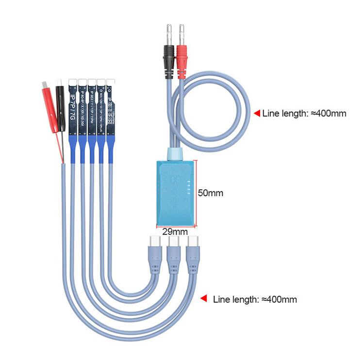 SUNSHINE SS-908E For iPhone 11-16 Series Simple Power Supply Start-up Cable Expandable Mobile Phone Repair Test Cable
