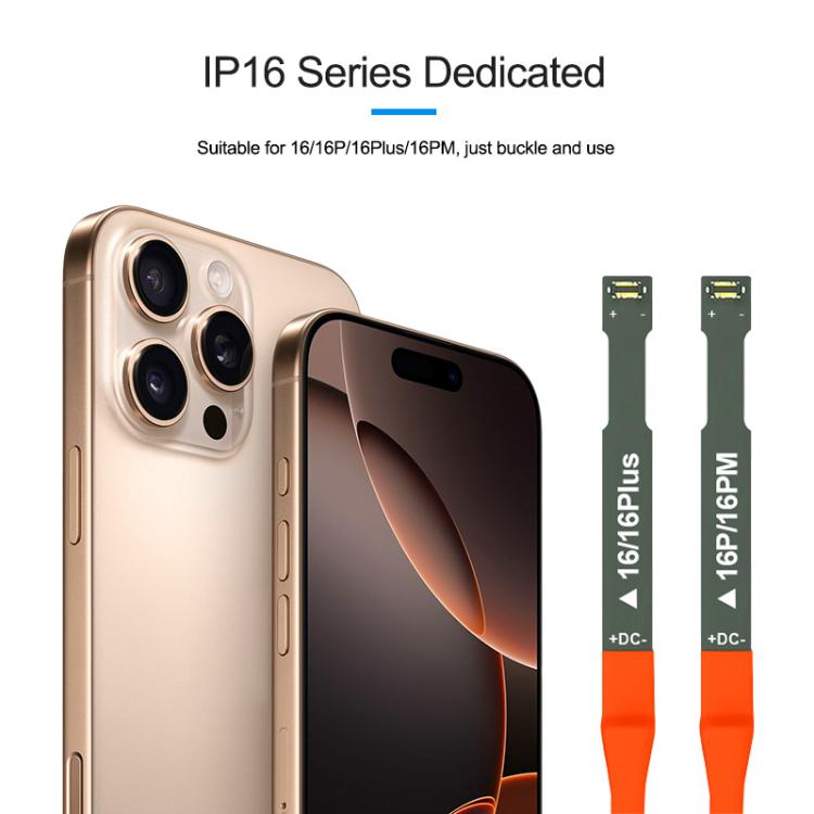 SUNSHINE SS-908G For iPhone 16 Series Power Supply Start-up Cable Mobile Phone Repair Test Cable