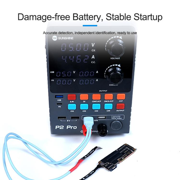 SUNSHINE SS-908G For iPhone 16 Series Power Supply Start-up Cable Mobile Phone Repair Test Cable
