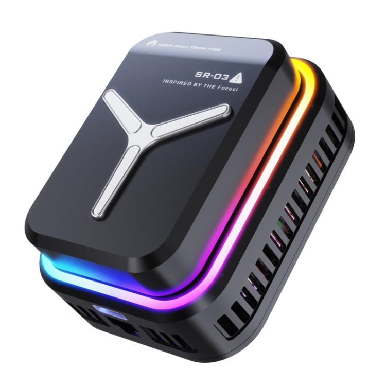 SR03 Wireless Magnetic Phone Cooler With LED Light Overclocking Semiconductor Cooling
