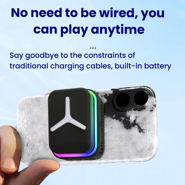 SR03 Wireless Magnetic Phone Cooler With LED Light Overclocking Semiconductor Cooling