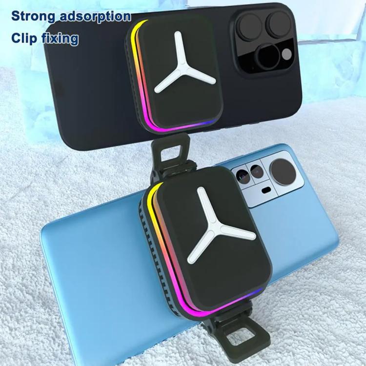 SR03 Wireless Magnetic Phone Cooler With LED Light Overclocking Semiconductor Cooling