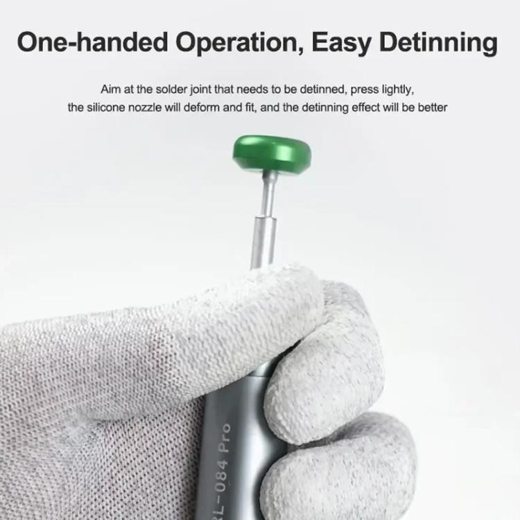 RELIFE RL-084 Pro Powerful Aluminium Alloy Solder Sucker Manual Solder Residue Sucker