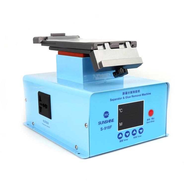 SUNSHINE S-918F Curved Screen 360-Degree Rotation Mobile Phone Screen Separator Screen Removal Heating Table, EU Plug