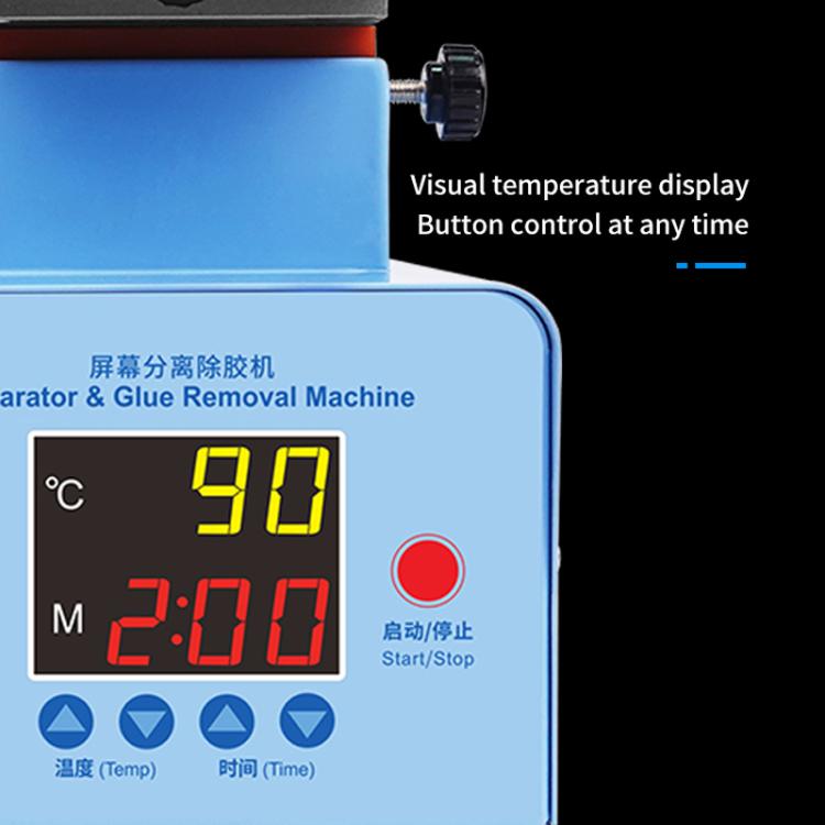SUNSHINE S-918F Curved Screen 360-Degree Rotation Mobile Phone Screen Separator Screen Removal Heating Table, EU Plug