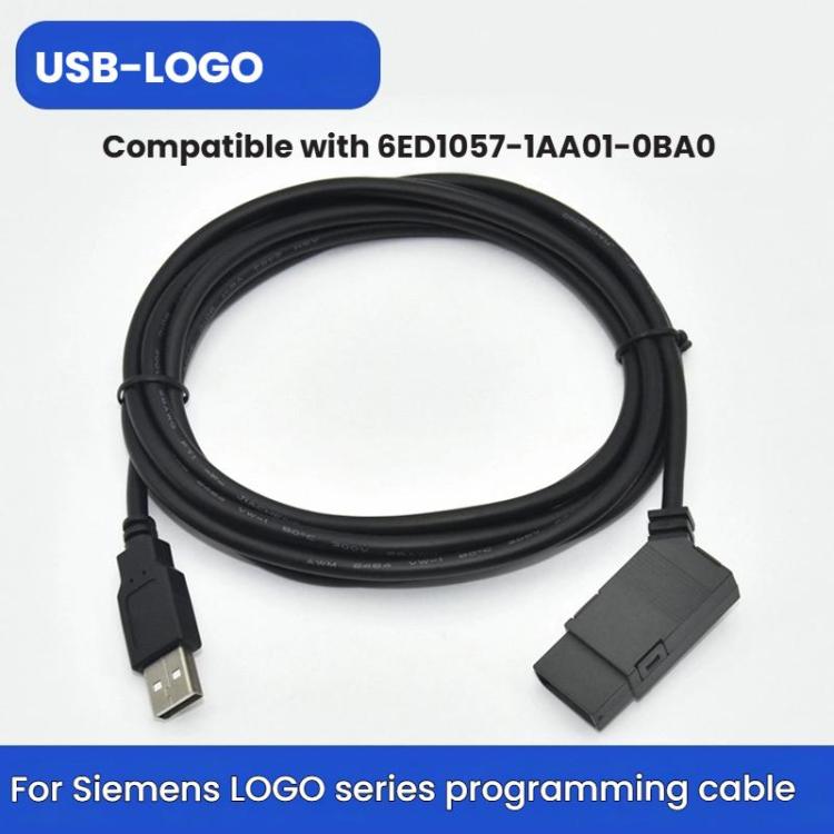 AMSAMOTION For Siemens LOGO PLC Programming Cable, Spec: PC-Cable Driver Required
