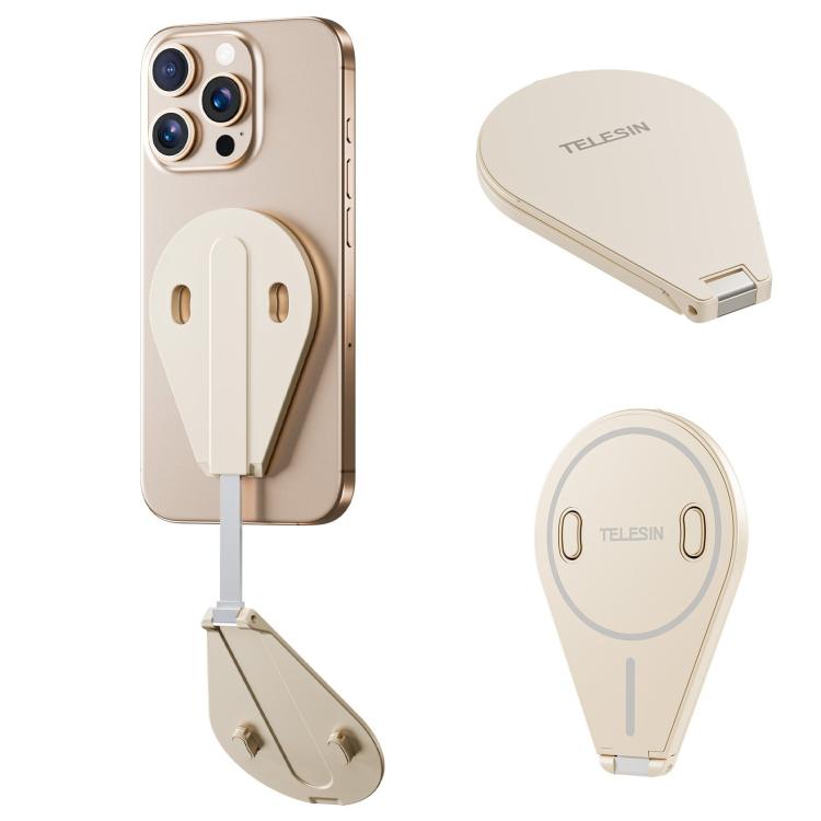 TELESIN P7-RB-02 Waterdrop-shaped Mobile Phone Photography Stand Magsafe Magnetic Selfie Stick