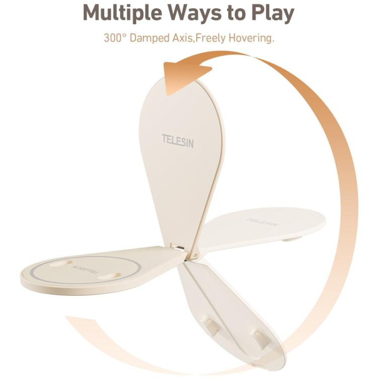 TELESIN P7-RB-02 Waterdrop-shaped Mobile Phone Photography Stand Magsafe Magnetic Selfie Stick