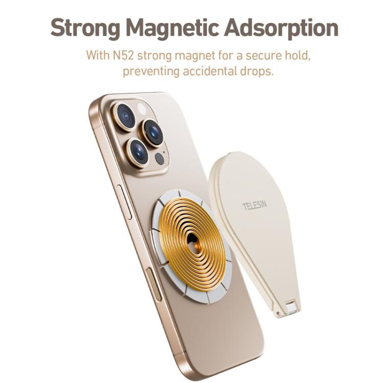 TELESIN P7-RB-02 Waterdrop-shaped Mobile Phone Photography Stand Magsafe Magnetic Selfie Stick