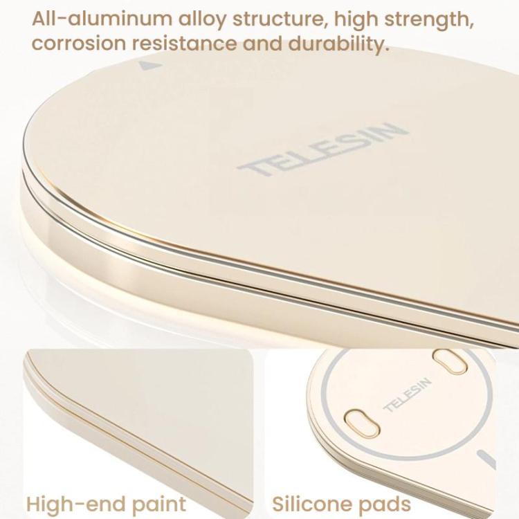 TELESIN P7-RB-02 Waterdrop-shaped Mobile Phone Photography Stand Magsafe Magnetic Selfie Stick