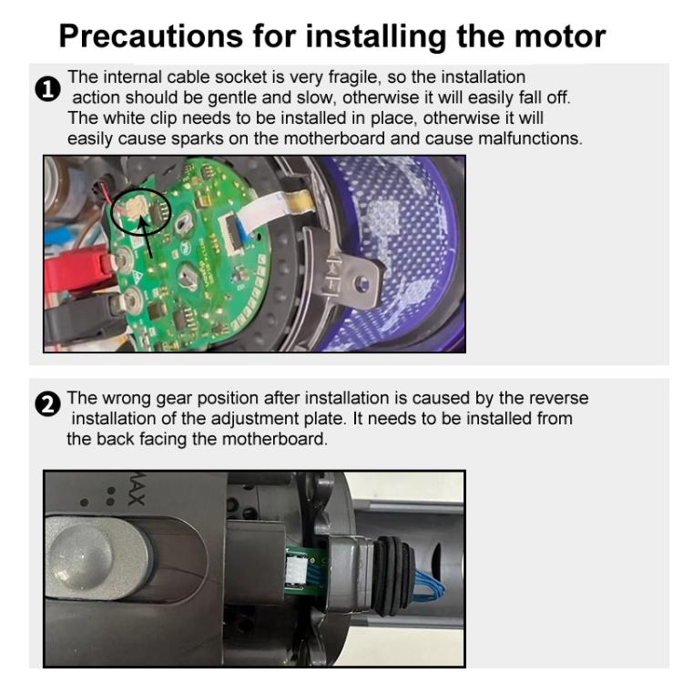 Motor Assembly Repair Part For Dyson V7 / V8 No Shell Green