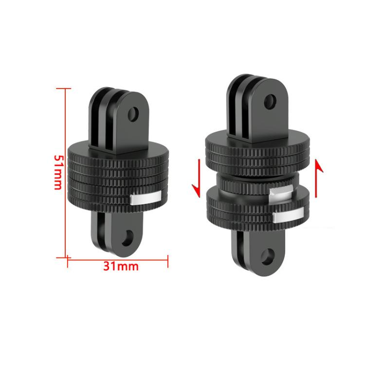 TFSM106  2-page To 3-page Card Slot Action Camera Quick Release Adapter Tripod Accessories