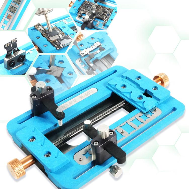 RELIFE SS-601F Motherboard Repair Fixture Dot Matrix Face CPU Hard Drive IC Type Adhesive Removal Dual Track Fixture