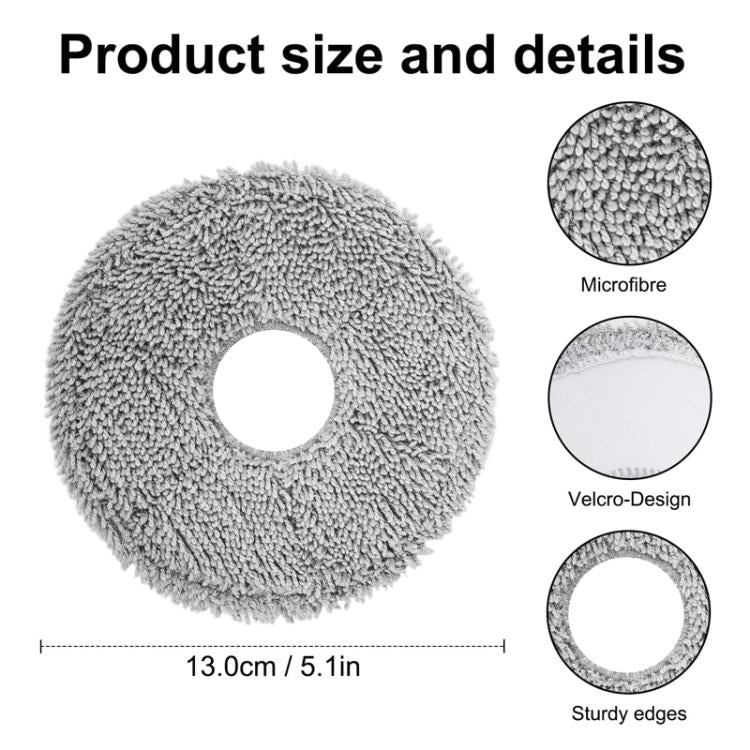 2pcs /Pack Mop Pad For iRobot Roomba Plus 505/405 Combo Vacuum Replacement Parts