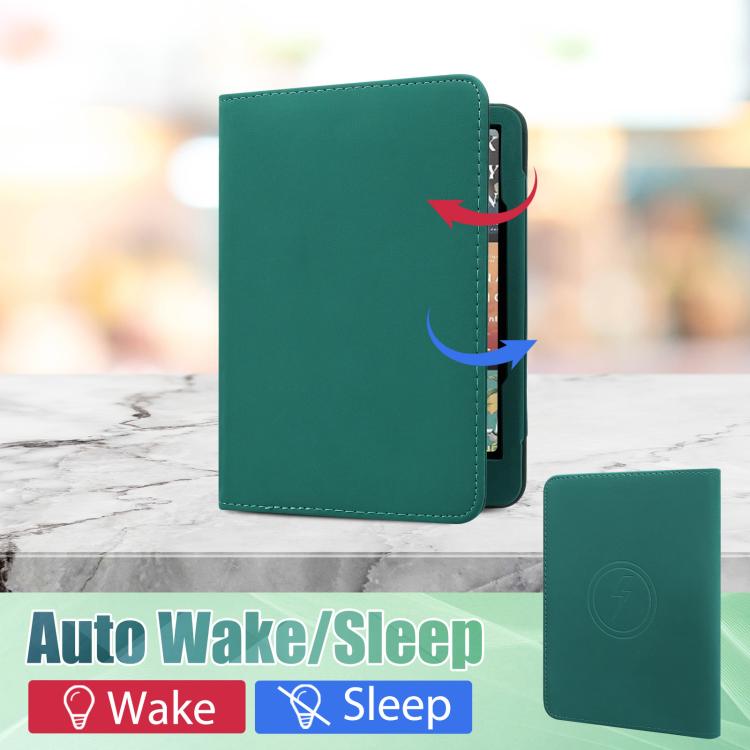 For Kindle Paperwhite 12th Gen 2024/ 11th Gen 2021 Leather Case Supports Magnetic Wireless Charging, Foldable Stand, Auto Sleep/Wake