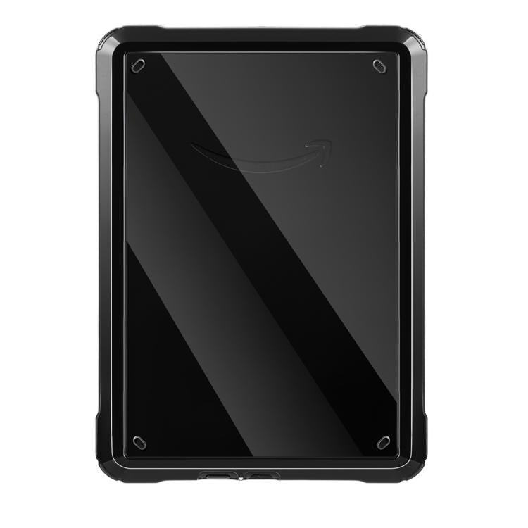 For Kindle Paperwhite 12th Gen 2024 Clear Case TPU+PC Lightweight Scratch-Proof Cover Solid Black