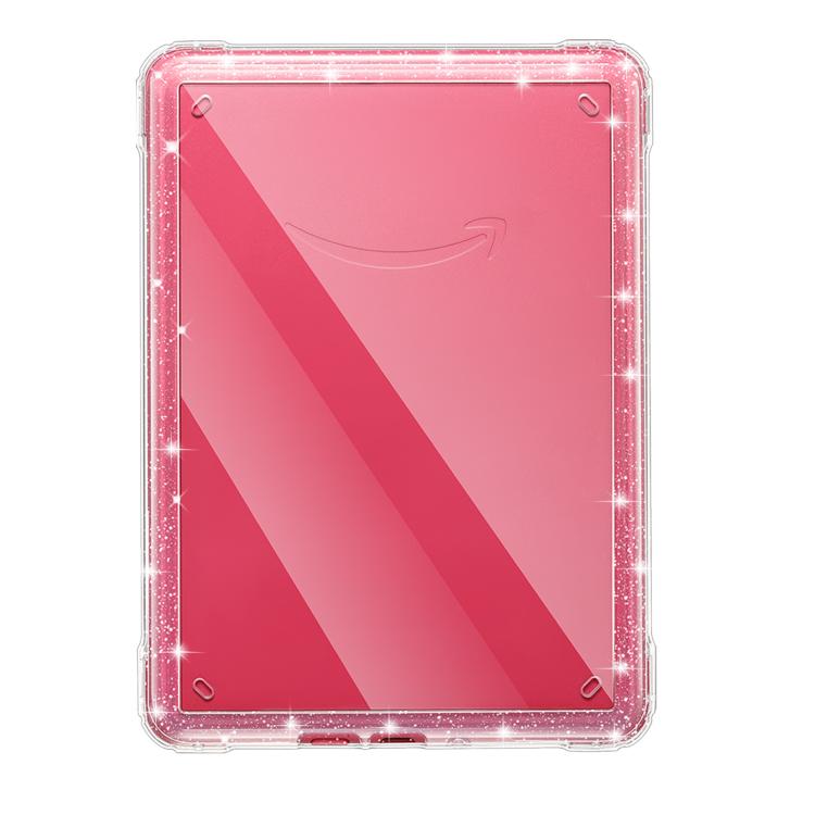 For Kindle Paperwhite 12th Gen 2024 Clear Case TPU+PC Lightweight Scratch-Proof Cover Clear Glitter