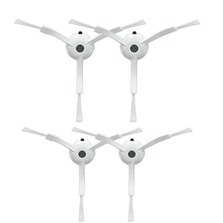 For Xiaomi Roborock S50/T4/T6/T7 Vacuum Robot Replacement Parts 2pairs Side Brush White