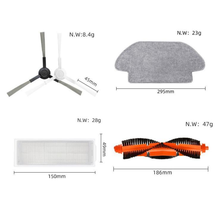 12 In 1 Kit For Xiaomi Mi Robot Vacuum Mop 3C STYTJ02YM Replacement Parts