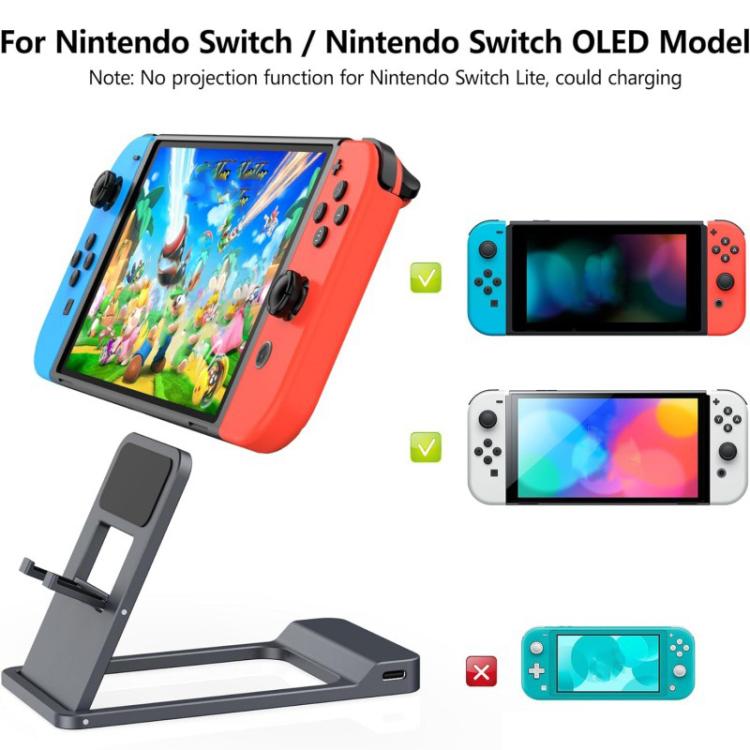 For Nintendo Switch / Switch 2 / Switch OLED Game Console Base HD Video Converter 3 In 1 Expansion Dock For TV Screen Mirroring - Tarnish