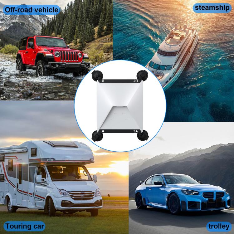 For Starlink Mini Car Metal Suction Cup Holder, Model: S2032