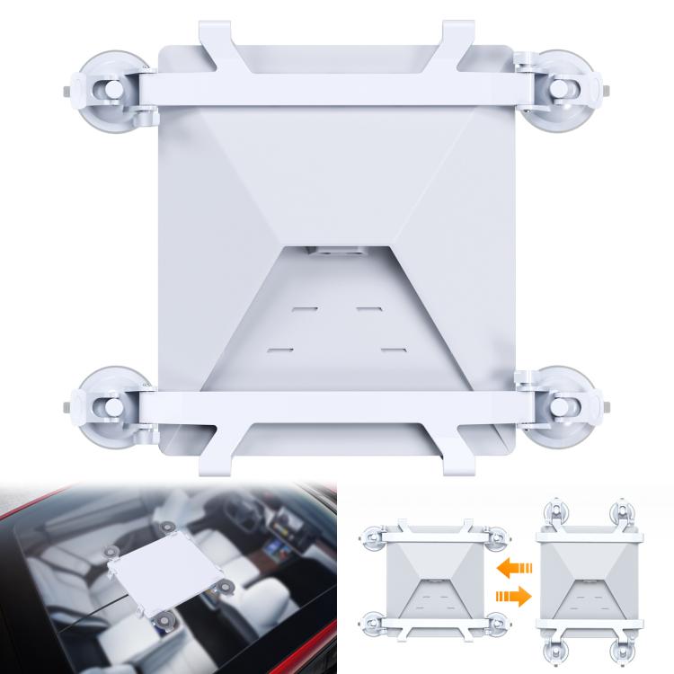 For Starlink Mini Car Sunroof Front Window Rear Window Glass Suction Cup Bracket - White