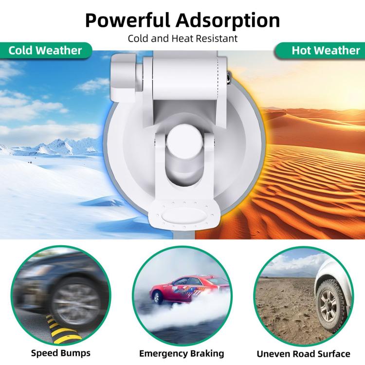For Starlink Mini Car Sunroof Front Window Rear Window Glass Suction Cup Bracket - White