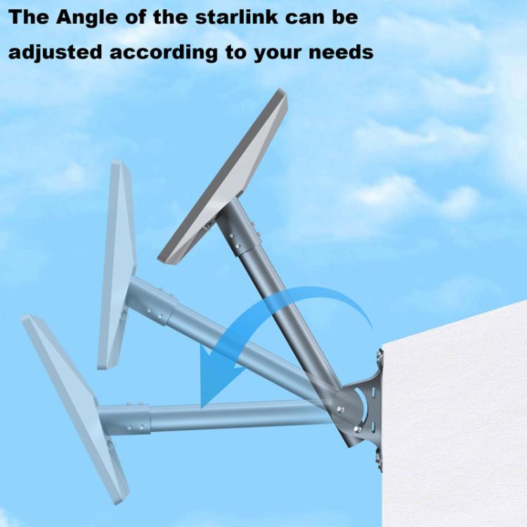 For Starlink Gen 3 / V4 Bracket Base Set, Style: Straight Pole