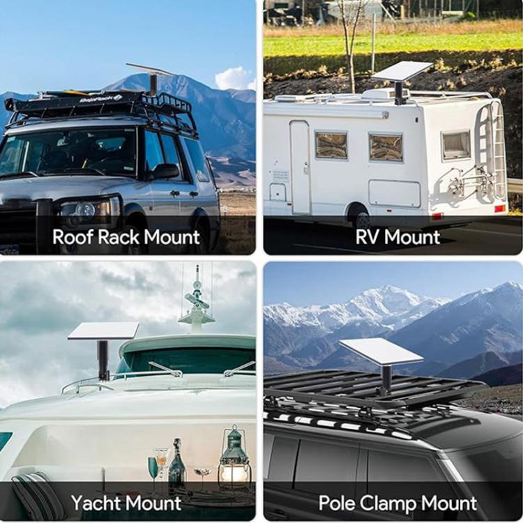 For 2024 Starlink Mini S2029 Aluminium Alloy Roof Rack Set