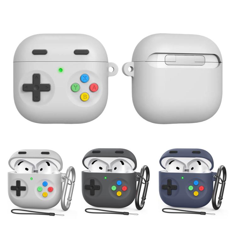 For AirPods 4 AhaStyle DD10 Silicone Split Earphone Protective Case