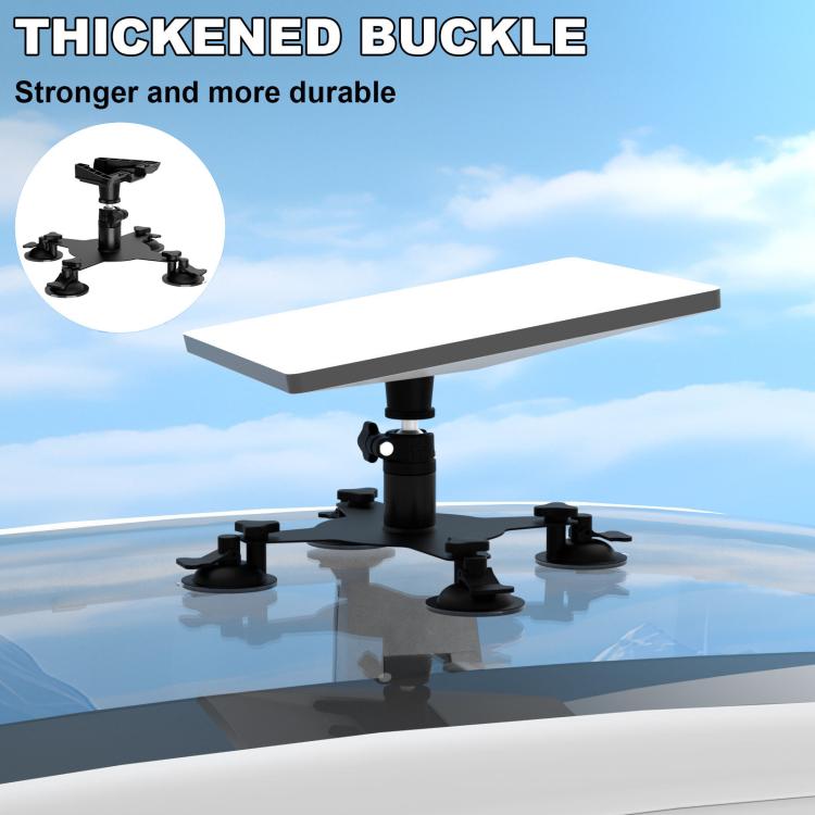 For Starlink Mini Roof Suction Cup Mount With Base - Black