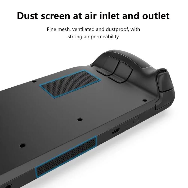 For Steam Deck Game Console PGTECH Joystick Cap Sticker Dust Plug Protection Kit