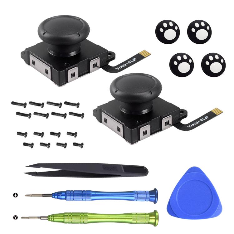Hall Effect Joystick for Nintendo Switch/OLED/Lite Joy-Con Electromagnetic Analog Stick with No Drift, Spec: Set 1