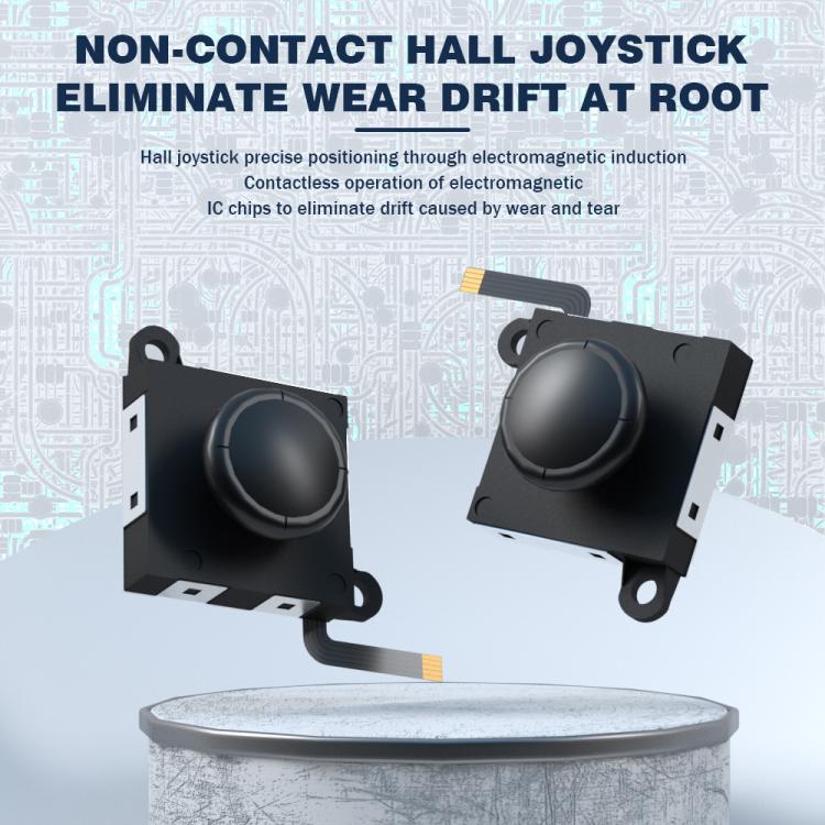 Hall Effect Joystick for Nintendo Switch/OLED/Lite Joy-Con Electromagnetic Analog Stick with No Drift, Spec: Set 1