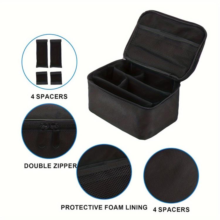 For Nintendo Switch 2 Game Consol Storage Bag Shockproof Pressure-resistant Digital Handbag - Black