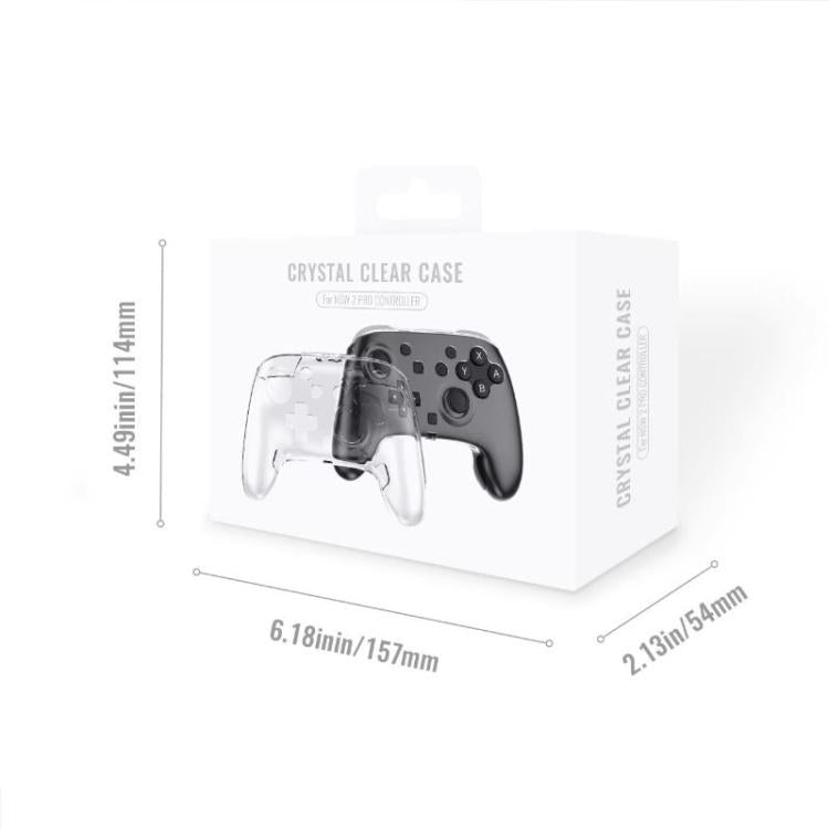 For Nintendo Switch 2 Pro Handle PC Protective Case - Transparent