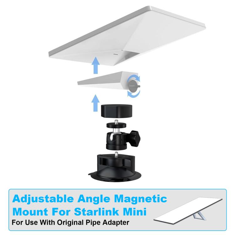 For Starlink Mini 2024 Roof Suction Cup Mount
